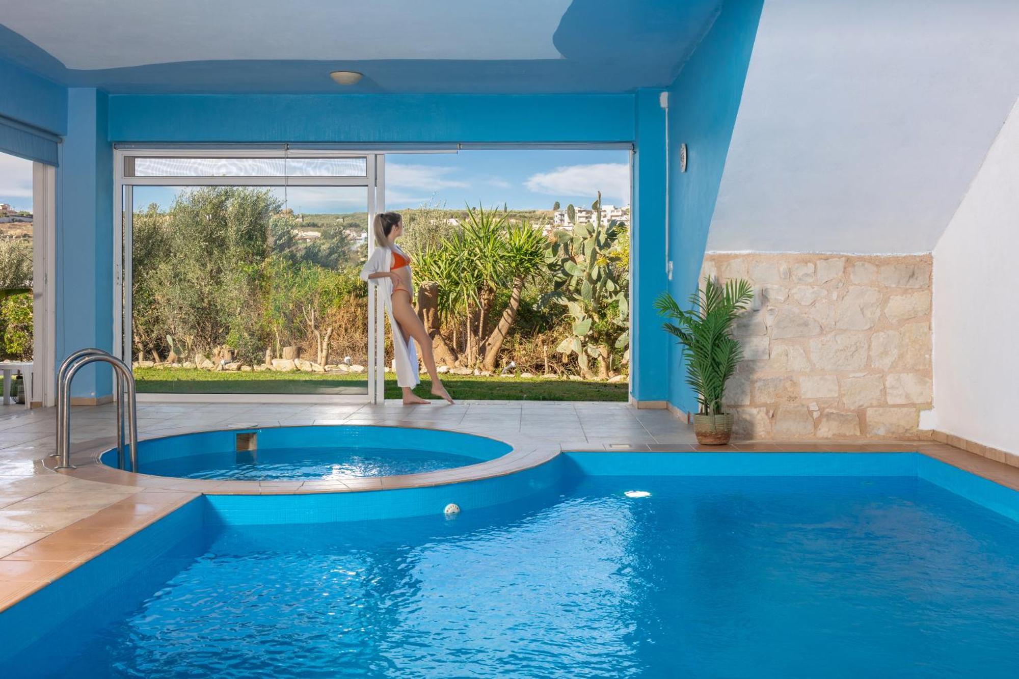 Whiteblue Spa Villa, By Idealstay Experience Heraklion Exteriör bild